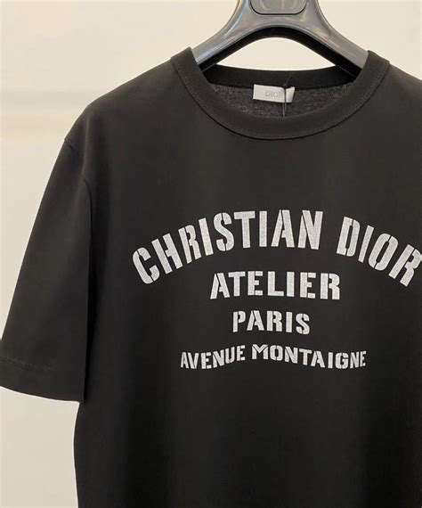 christian dior logo tshirt|Christian Dior long sleeve shirt.